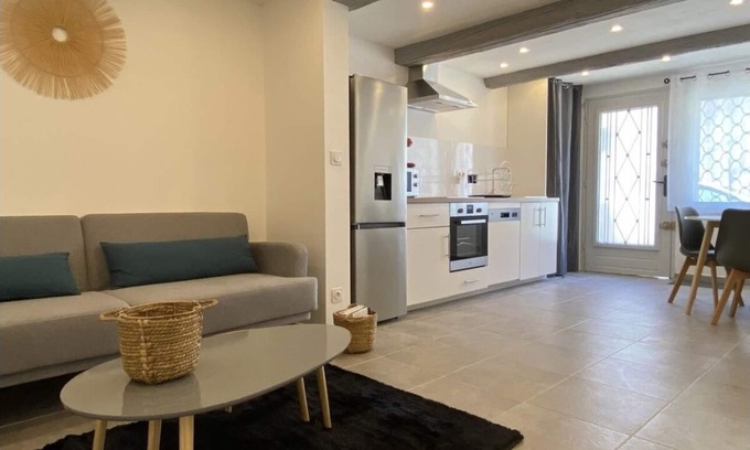 Beaux Arts-Boutonnet Apartamento | Superbe Appartement Climatisé Avec Patio