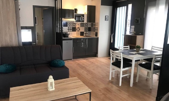 Amfreville Casa | Superbe Studio Esprit Loft Proche de la Plage