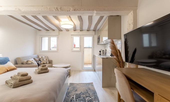 Rouen City Centre Apartamento | Superbe Suite Avec Terrasse à Rouen Hyper Centre - La Cavalerie