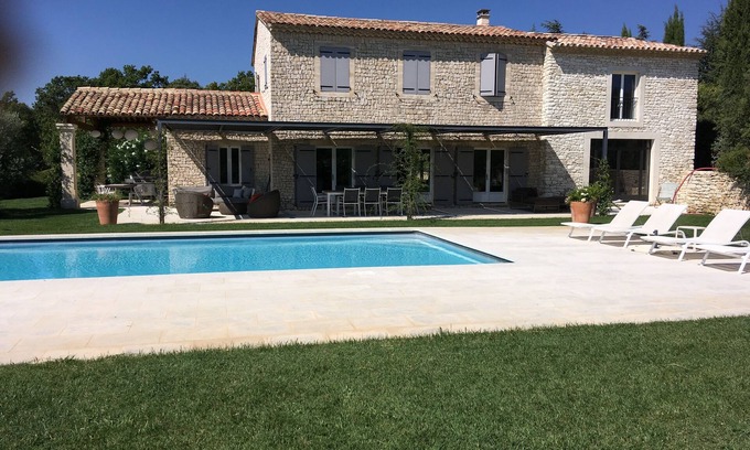 Bonnieux Casa | Superbly equipped stone country house with panoramic view 4bedroom, 4bathroom 8pers