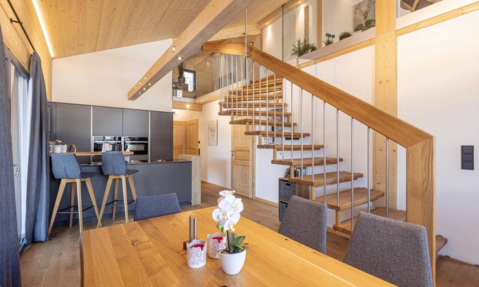 Haus im Ennstal Apartamento | Superior Apartment gallery with 2 bedrooms and sauna & outdoor bathtub