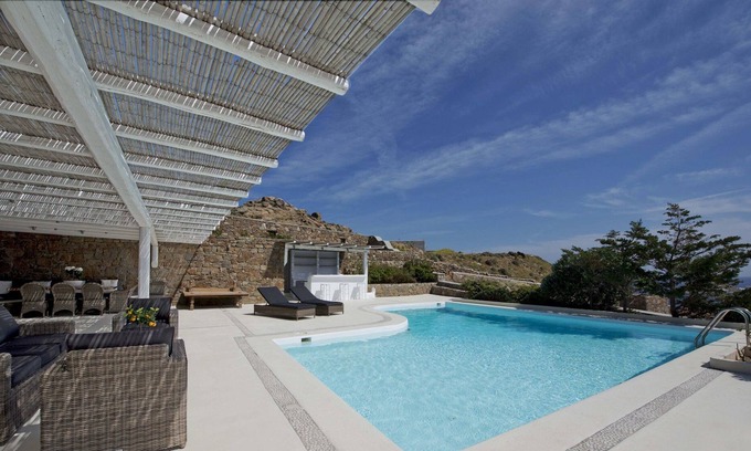 Kalafatis Villa | Superior villa Divine/private pool, sea view