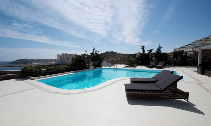 Kalafatis Villa | Superior villa Divine/private pool, sea view