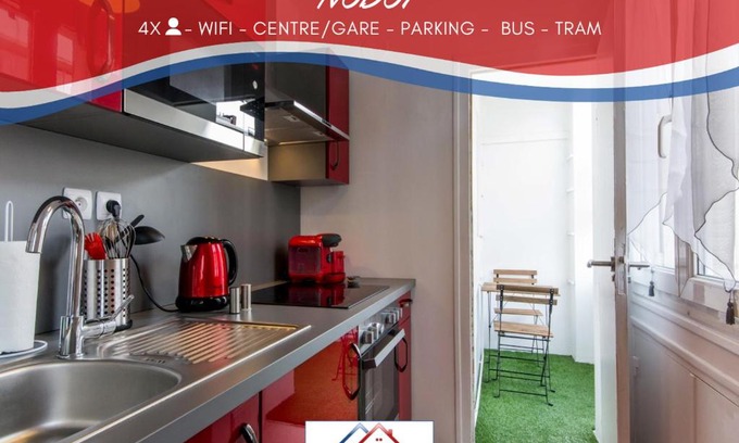 Faubourg-Raines Apartamento | Sweet Home Dijon Nodot