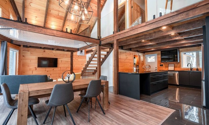 Mauricie Chalet De Esquí | Sweet House Hot Tub & Modern