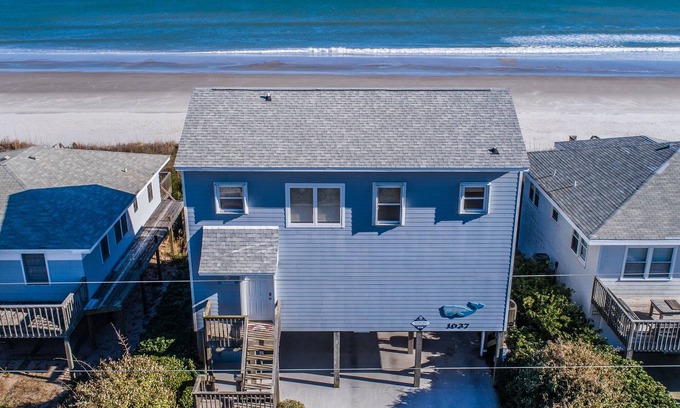 Topsail Beach Casa | ENTREGA SWEET: 4 BR / 3. 5 BA frente al mar en la playa de Topsail, para 8 personas