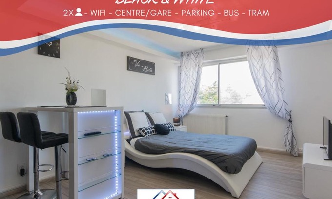 Faubourg-Raines Apartamento | SweetHome Dijon - Black & White