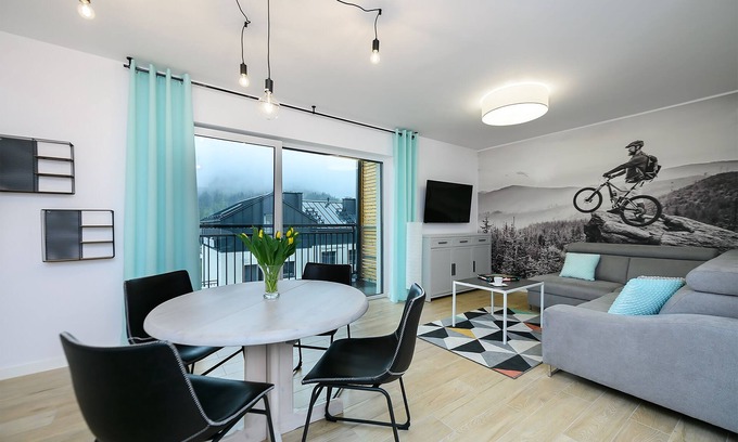 Meszna Apartamento | Szczyrk Apartament Miętowy z widokiem na Skrzyczne