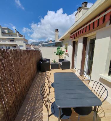 Le Mourillon Apartamento | T1 avec grande terrasse, hypercentre ,climatise