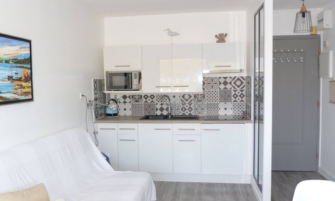 Ouistreham Apartamento | T2 32M2 APART VISTA EN EL PUERTO