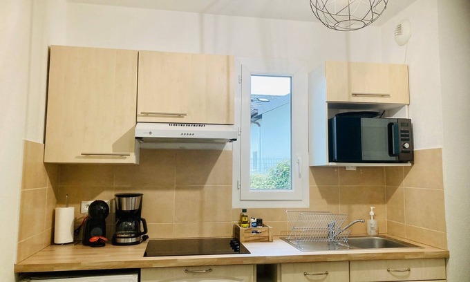Bizanos Apartamento | T2 apartment with private garden + parking 5 min from Pau. Pets welcome!