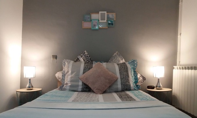 Aubin Apartamento | T2 bis 37 m² 4 camas con balcón a 5 minutos de los baños termales. Clasificado 3 estrellas