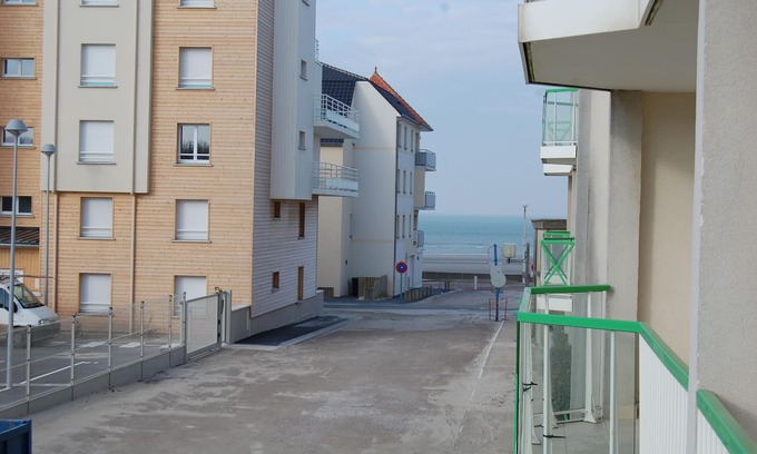 Fort-Mahon-Plage Apartamento | Cabina T2 48m2 - 4 personas cómodas - EXPO SUR balcón vista mar