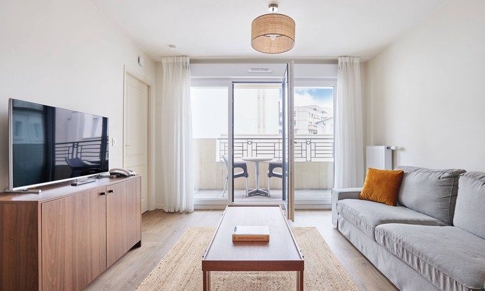 Levallois-Perret Condominio | T2 moderne 4 pers. | Paris à 5 min de train
