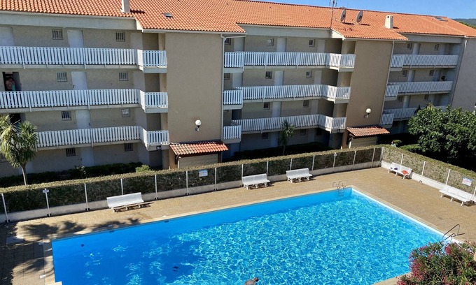 Les Sablettes Apartamento | Alquiler de T2 con piscina privada en Les Sablettes
