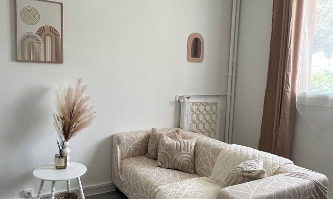 Toulon Apartamento | T3 3min walk from TGV station - Cosy - Bright - Functional - Parking spaces