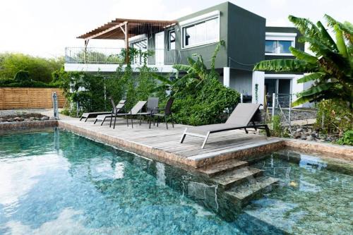 Petit-Canal Apartamento | T3 Lumineux avec vue exceptionnelle et piscine Oasis de nature et Sérénité