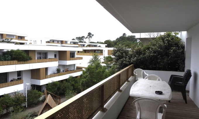 Capbreton Apartamento | T3 Tout Confort à Capbreton - XXL Balcony, Double Parking, Assured Quietness
