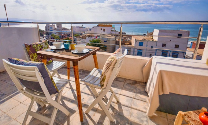 Taghazout Apartamento | Tassano-Apartamento-Apartamento-Baño para personas con movilidad reducida-Vis...