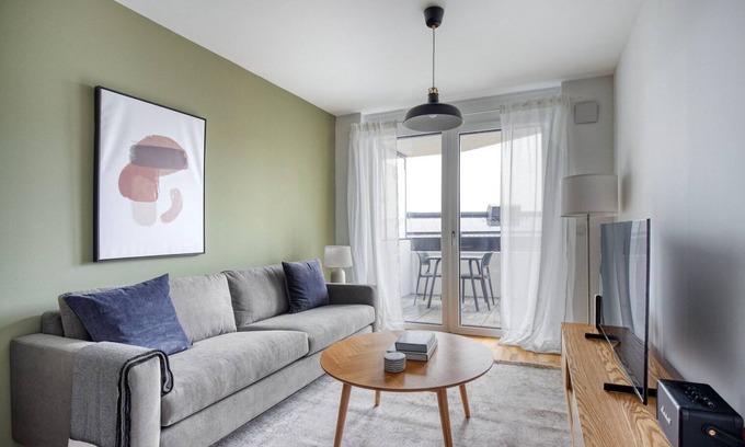 Wieden Apartamento | Tasteful Favoriten 1BR w/ Sauna, Balcony & Co-Working, by Blueground
