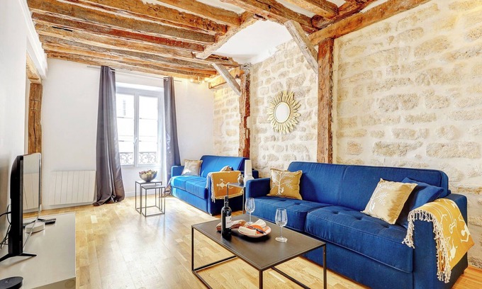 Quartier Sainte-Avoye Apartamento | TBS 282 - Elegant apartment in the heart of Marais