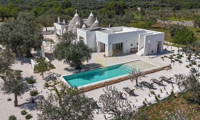 Castellana Grotte Villa | TD Marlù Luxury Trulli Experience w/ Stunning Pool