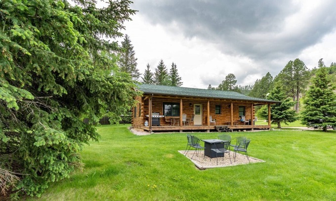 Custer Cabina | Tenderfoot Creek Cabin | 2 Bed, 1 Bath