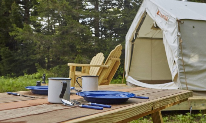 Salem Alquiler De RV | Tentrr Signature Site - Bargate Trail Tent at Sky Parlor Farm
