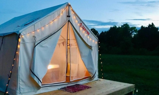 Calverton Alquiler De RV | Tentrr Signature Site - Seven Oaks Lavender Farm Camp