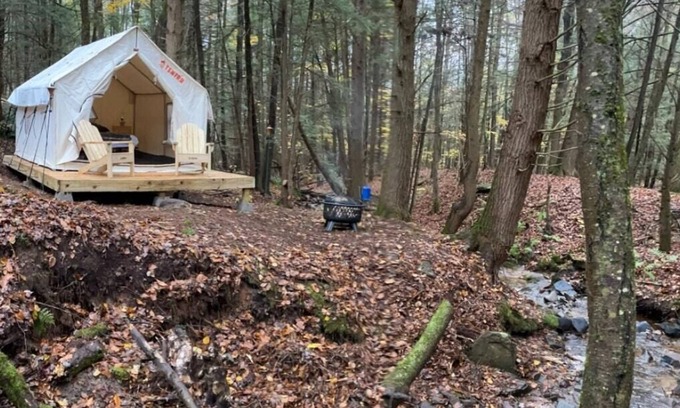 Swan Lake Alquiler De RV | Tentrr Signature Site - Twin Creeks Signature Campsite
