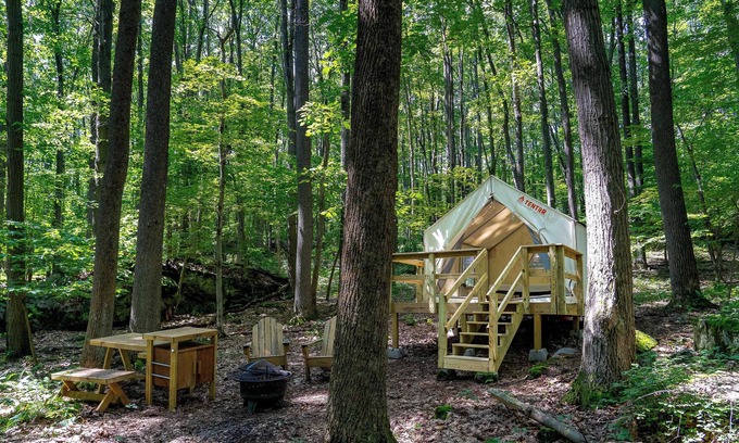 Gans Alquiler De RV | Tentrr State Park Site - WV Coopers Rock State Park - Site C - Single Camp