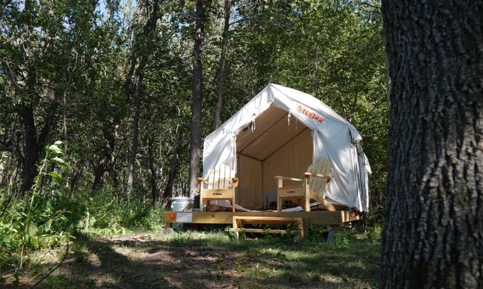 Burbank Alquiler De RV | Tentrr State Park Site - Nebraska Ponca State Park River Vista I Double Camp