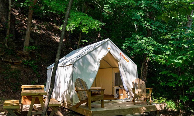 Ansted Alquiler De RV | Tentrr State Park Site - WV Hawk's Nest State Park - Site G - Single Camp