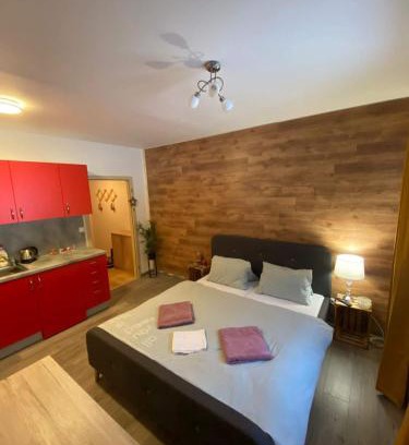 Zelezna Ruda Apartamento | Terasy Apartmán se saunou