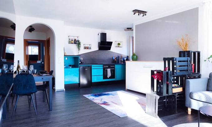 Steinenbronn Apartamento | Terminal Design Apartments - Terrasse & Waiputv