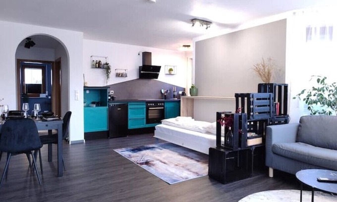 Steinenbronn Apartamento | Terminal Design Apartments - Terrasse & Waiputv