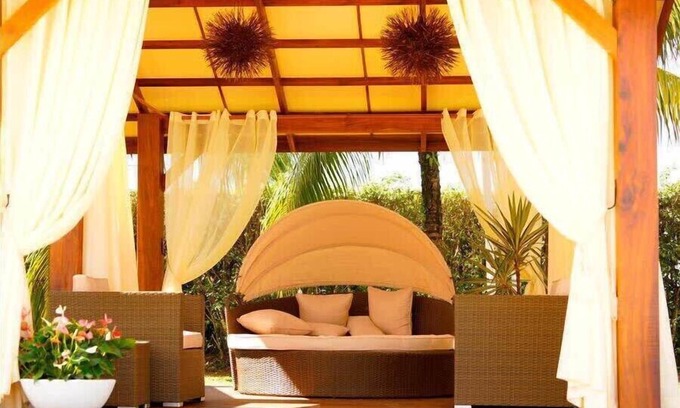 Paramaribo Apartamento | Terraza Jardín con bosque de manglar
