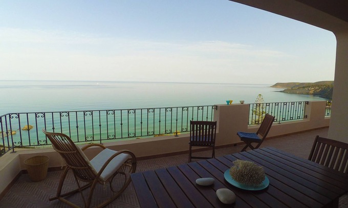 Marina di Gutturu Flumini Casa | La terraza de la villa