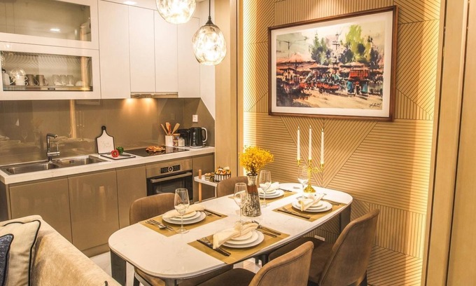 Hang Xanh Apartamento | The apartment is located in the Landmark 81 commercial center