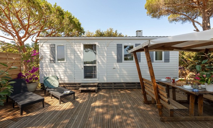 Giens Casa | Arbousier-Bungalow-Básico-Baño con ducha-Vista al Mar