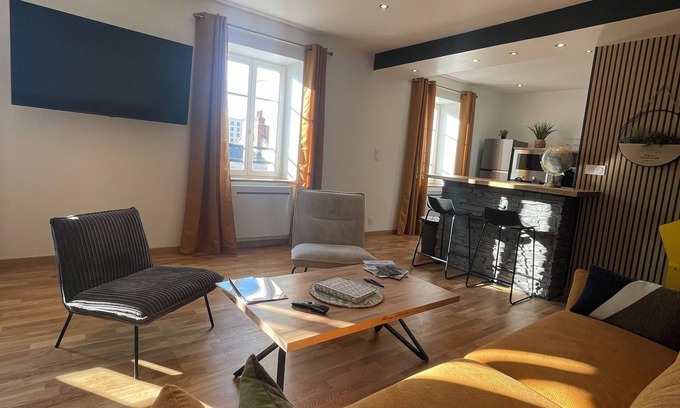 Montlucon Apartamento | The Arcadium - Villa Courtais - Hypercentre