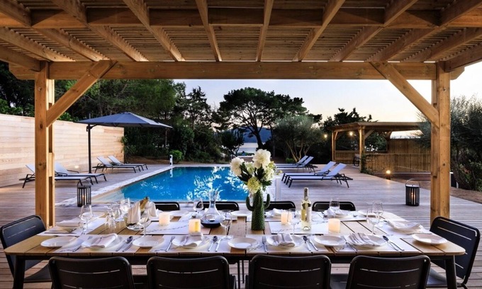 Olmeto Villa | The Beach House - Cinco Habitaciones Villa, Capacidad 10