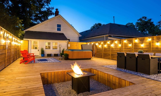 Highlands Casa | Big Chill - ¡Bañera de hidromasaje! MEGA DECK! Camina hacia la diversión!