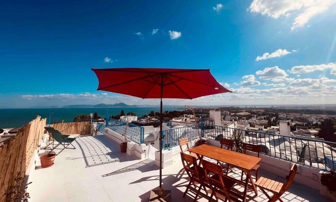 Sidi Bou Said Casa | The Blue Sea View Sidi Bou Said