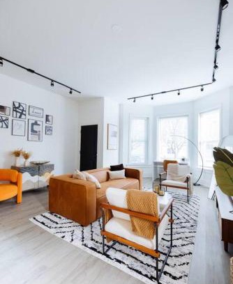 Woodlawn Apartamento | The Brown House - A luxurious UChicago Campus stay