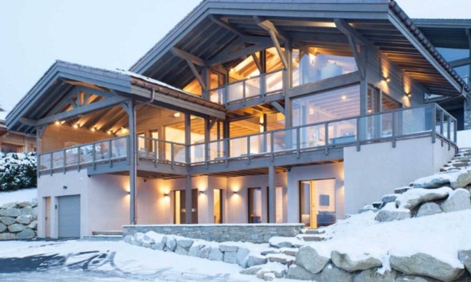 Combloux Chalet De Esquí | El chalet Cadbury en Combloux