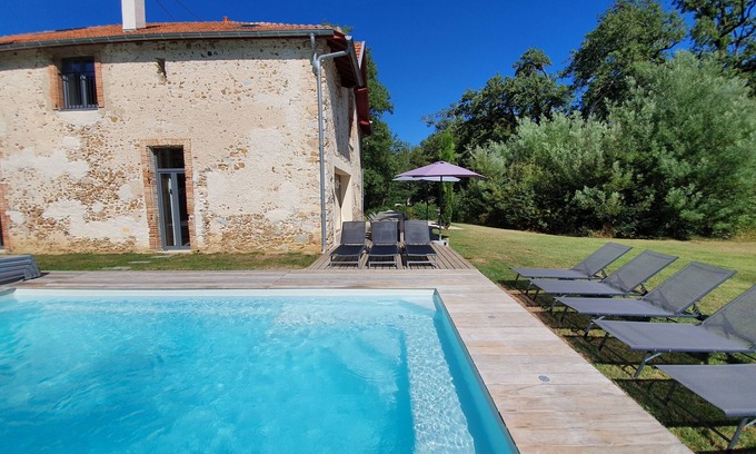 Cahuzac Casa | Pavellón de la Caretela del Castillo Portos, Climatización, Piscina priv. claent