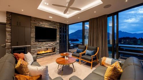 Queenstown City Centre Apartamento | The Cove Penthouse- Lake Views- Free Parking- AC- BBQ