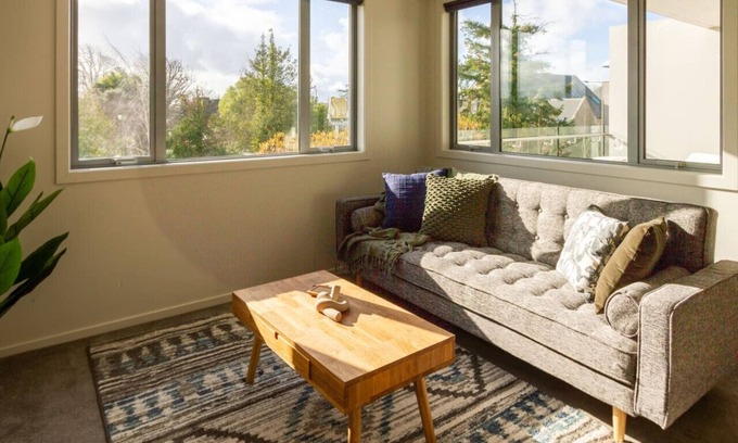Christchurch City Centre Apartamento | The Cozy Cocoon 1 bed 1 bath apartment