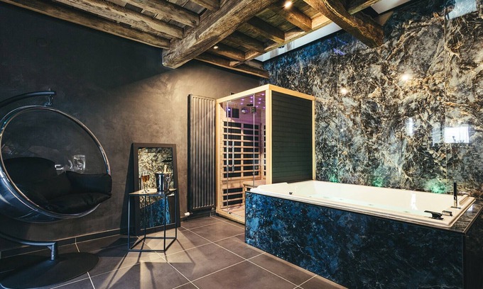 Longmesnil Apartamento | El Dúplex de L'Étoile - Home Cinema, Jacuzzi y Sauna en Normandía